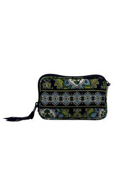 Vera Bradley Blue Cambridge Paisley Print Zip Wallet